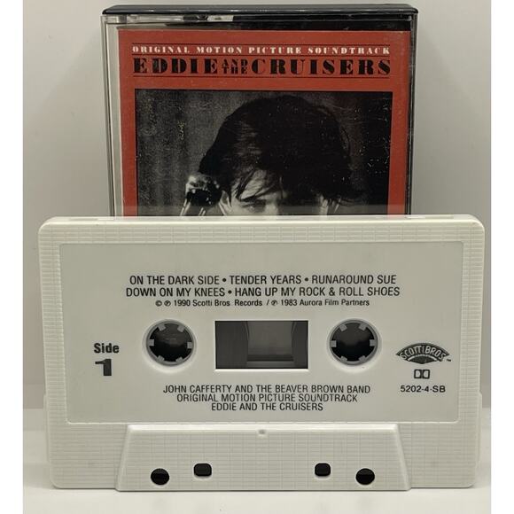 Eddie and the Cruisers - Movie Soundtrack Audio Cassette 1983 Scotti Bros Record - Picture 3 of 4